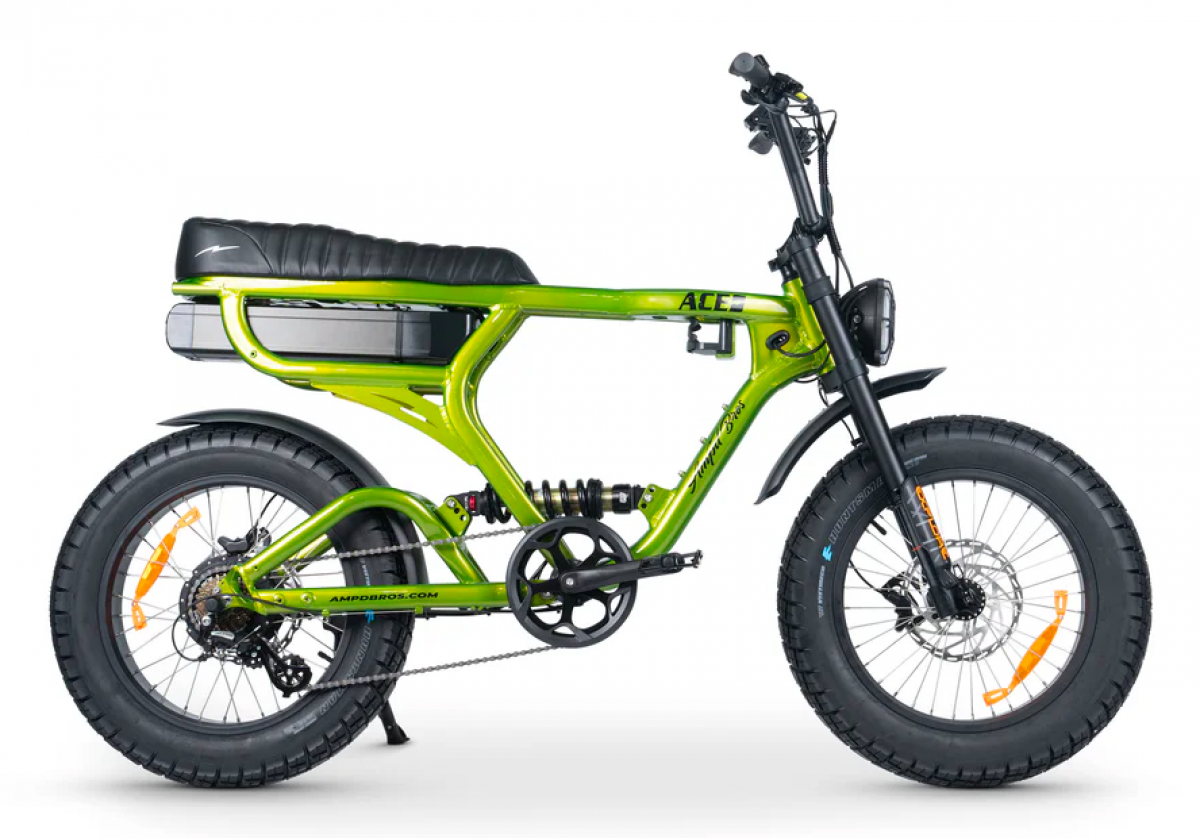 View Ampd Bros Ace-X Pro Dual Suspension Electric Bike